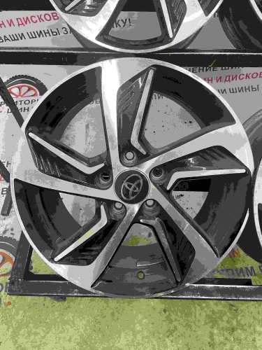 Литьё Toyota R17 5*114,3 7J ET50 ЦО64,1